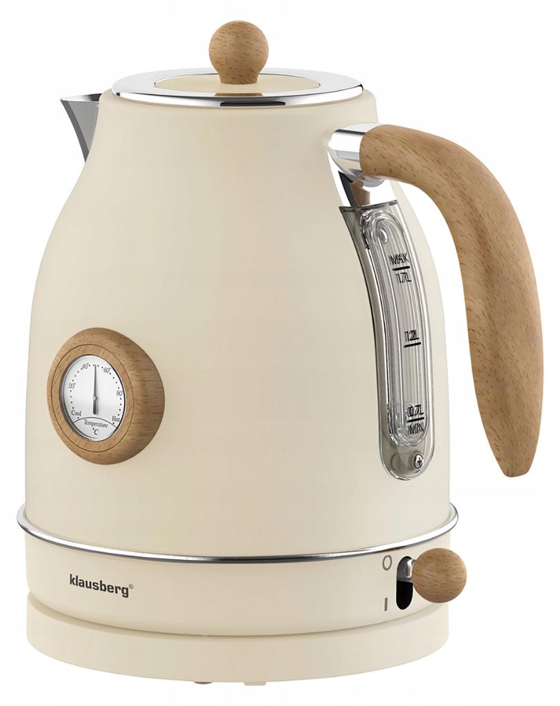 Klausberg 1,7-Liter-Wasserkocher mit Thermometer 64692