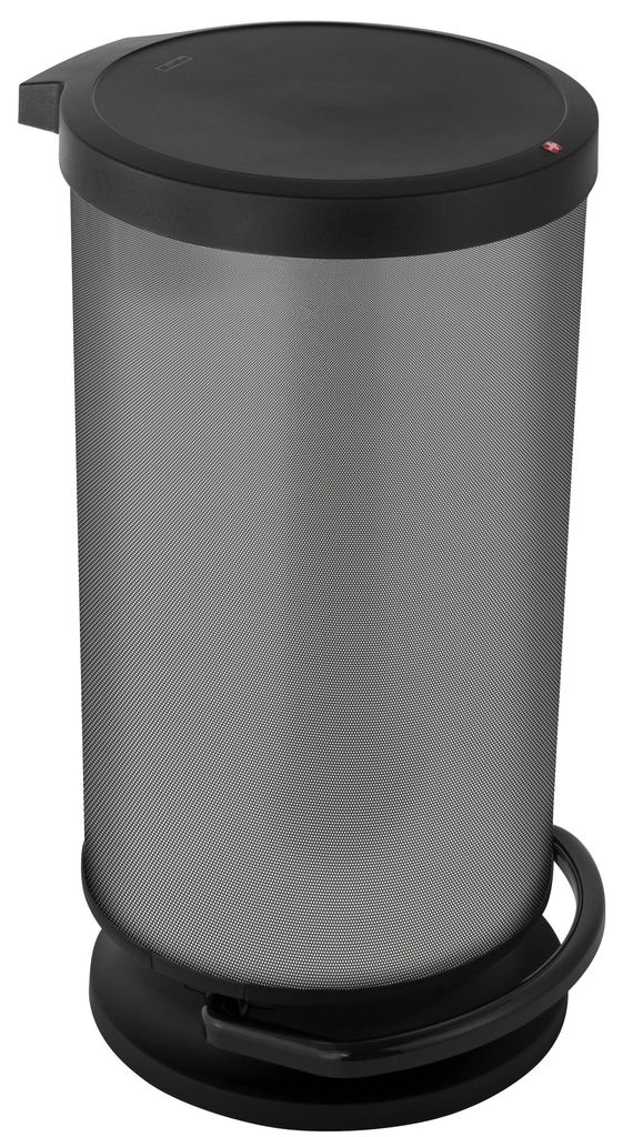 Cestino per pedali 30 l PASO, colore:Carbonio metallizzato Immagine del prodotto 