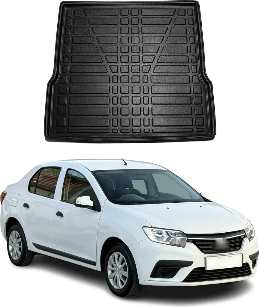 Tappetini Dacia Logan 2012-2020 in Gomma TPE Nera - Su Misura