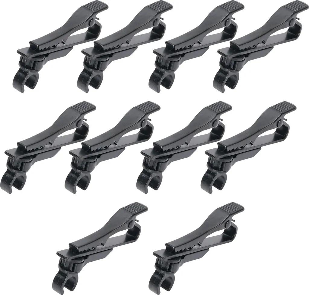 Offerta 10 Pezzi Clip Metallo Microfono - Universale e Indistruttibile - 3