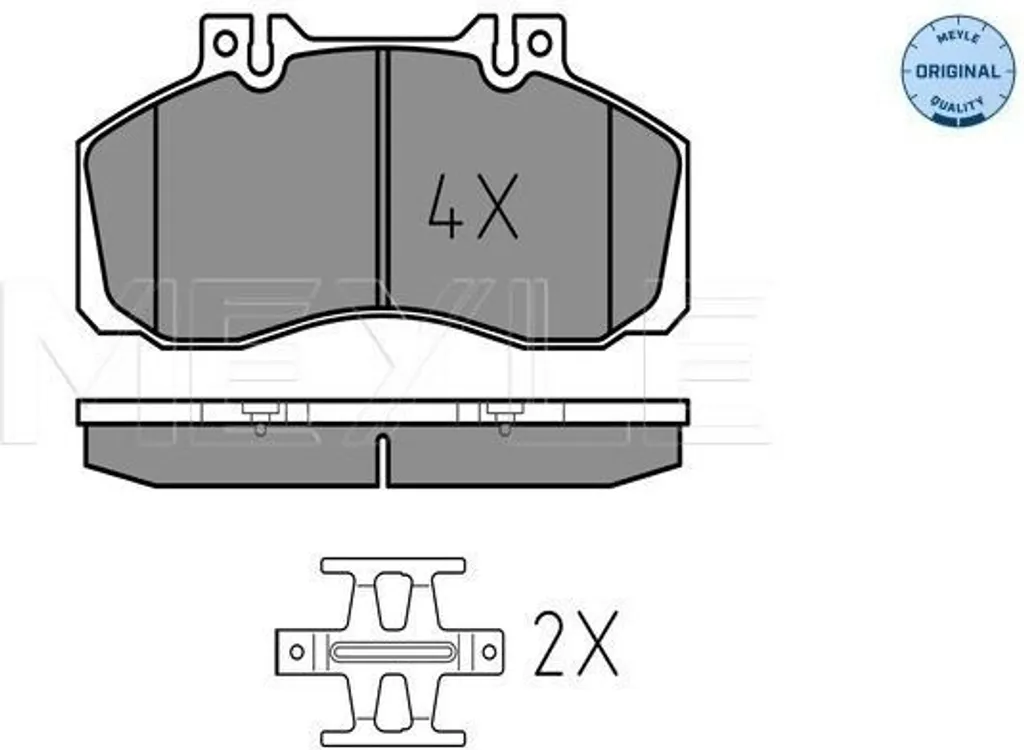 MEYLE 025 298 3521 Jeu de plaquettes de frein pour Sprinter et Vario