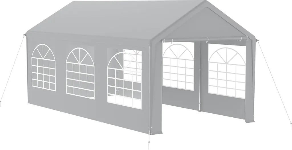 Tonnelle de Jardin 3x6m pour Réception et Mariage avec Abri Complet