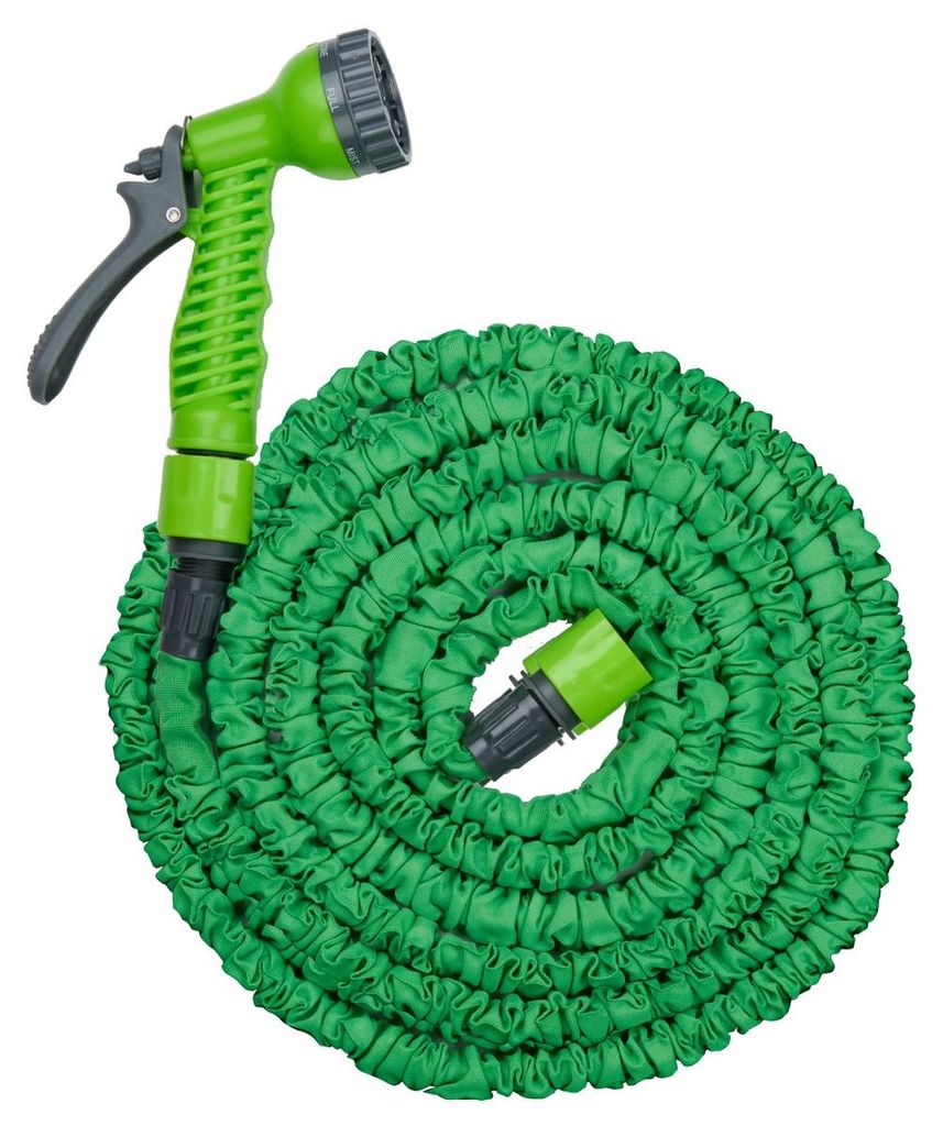 Kinzo Flexibler Gartenschlauch 10 m inkl. Sprühkopf mit 7 Produktbild 