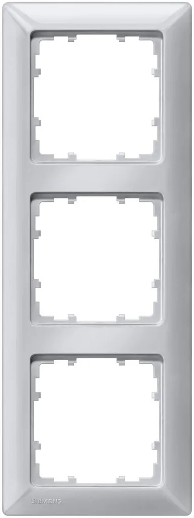 Plaque Siemens 5TG25533 : Finition Aluminium contre usure et taches