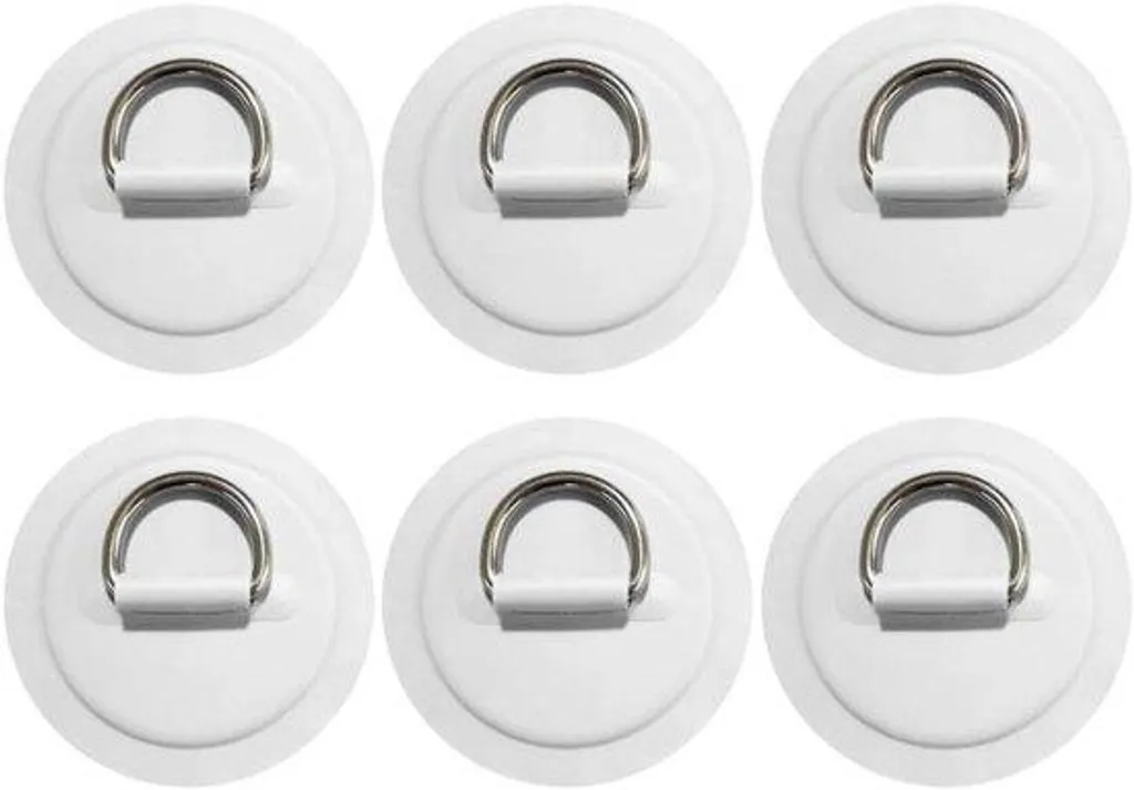 Fixation Patch D-Ring en Inox pour Bateau Gonflable et Stand Up Paddle