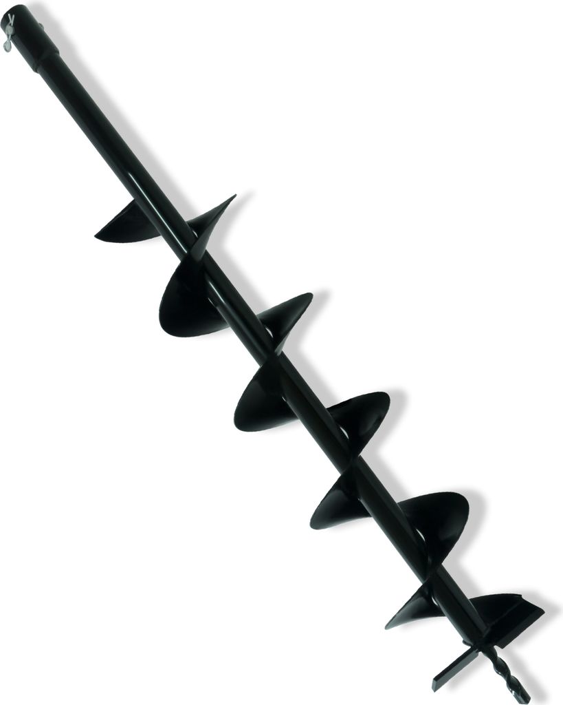 Bodenbohrer Pflanzbohrer B100 Bohrkopf Ø100 800mm Stahl Bolzen+Splint