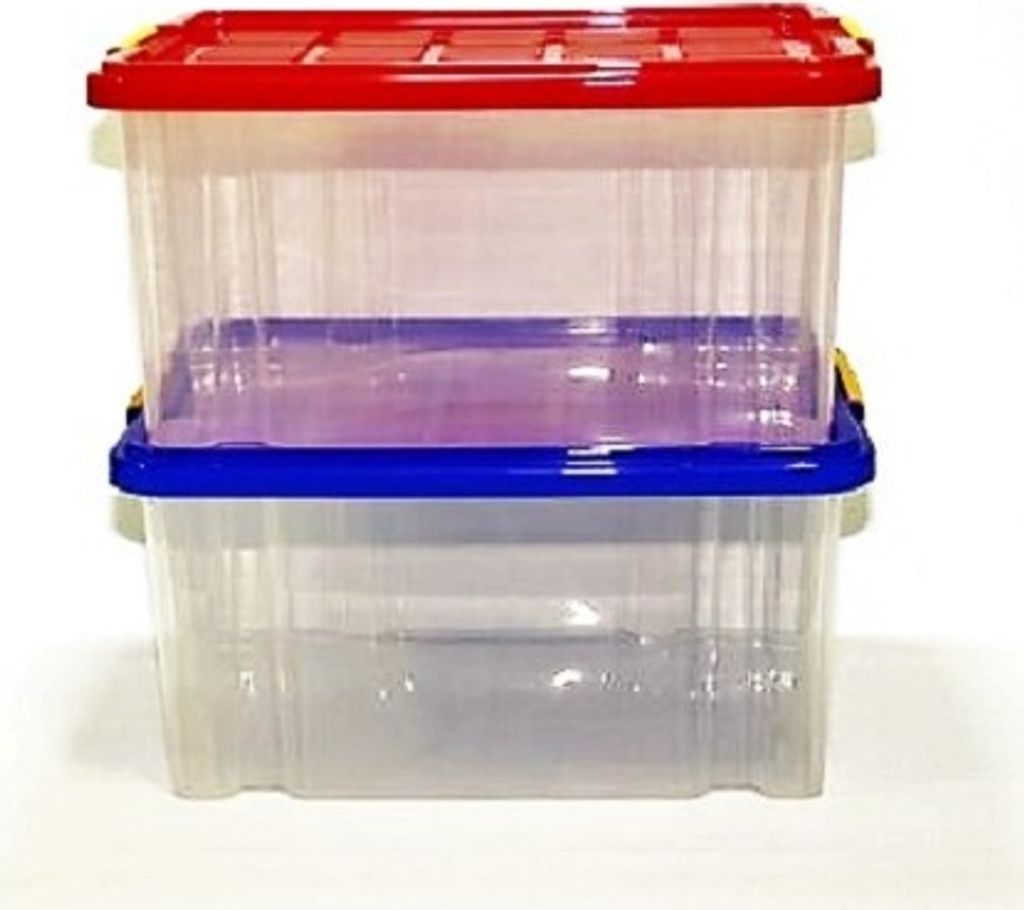 Box mittel mit Deckel 40 x 30 x 20 cm 16 Liter - diverse Farben - 1 Stück