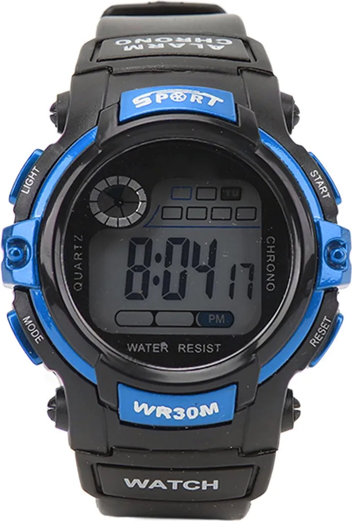 Orologio Uomo Blu Sport Outdoor - Digitale LCD Elettronico Luminoso