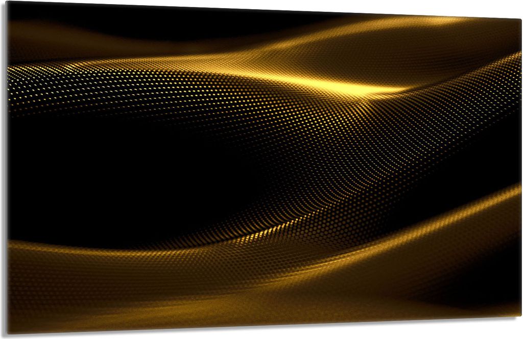 Glasschutzplatte für den Herd 80x52 Gold