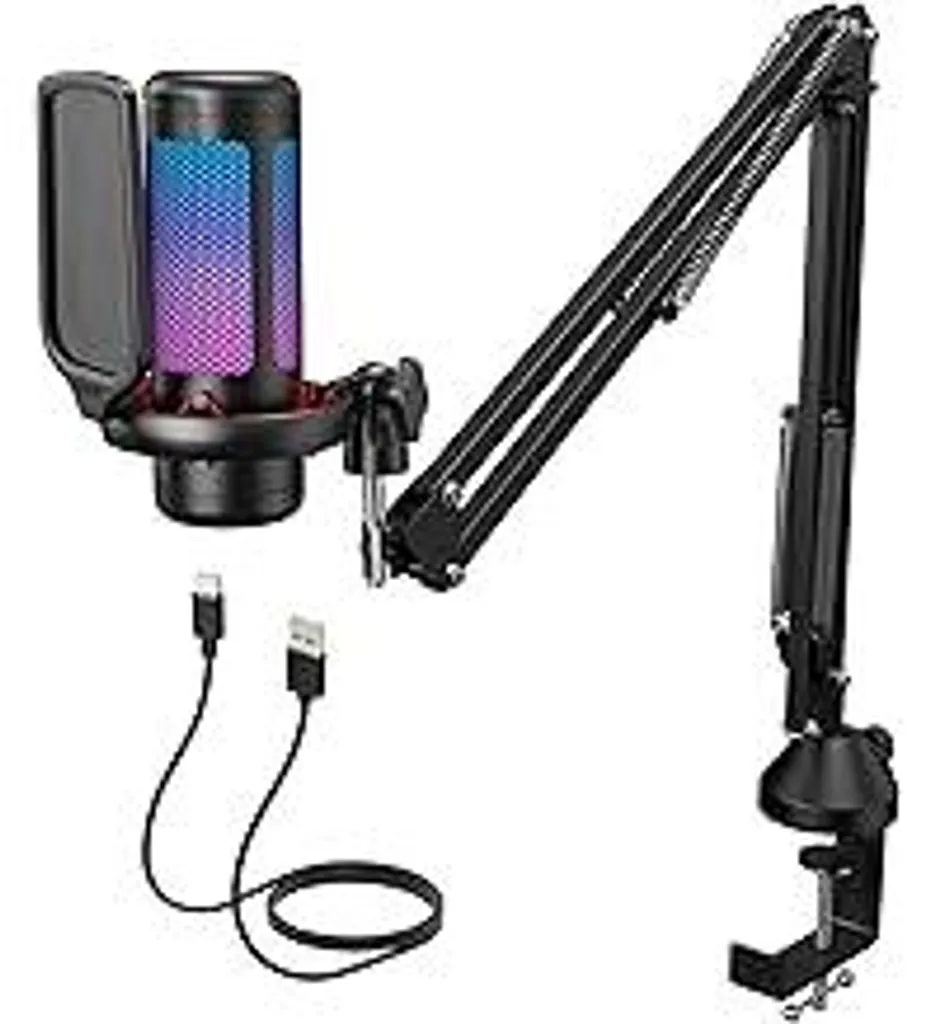 Microfono Streaming Professionale TONOR TC310+ RGB | Set Completo USB - 1
