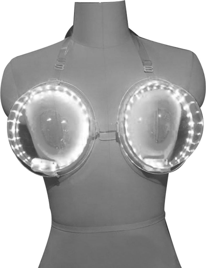 LED Luminous BH sexy große Tasse Lebensmittelqualität und Leckschutz Interaktive Atmosphäre Requisiten PVC Bunte Nachtclub Bar Performance Fütt...