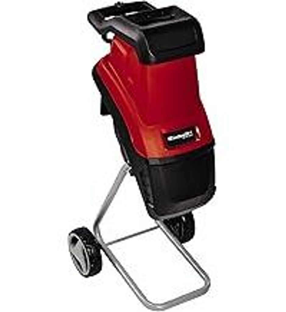 Einhell Elektro-Messerhäcksler GC-KS 2540 (2 Wendemesser aus Spezialstahl, große Trichteröffnung, Motorschutzschalter, Häckselgutfangsack, Tran...