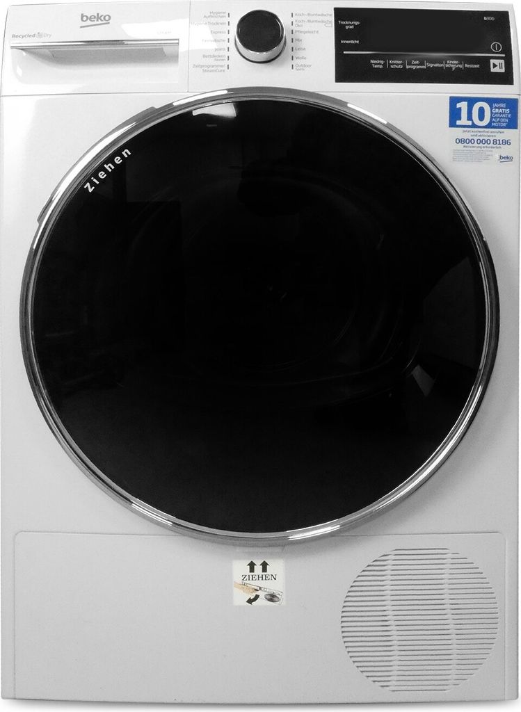 Beko B3T42240S 8kg Wärmepumpentrockner EcoGentle AquaWave Produktbild 8