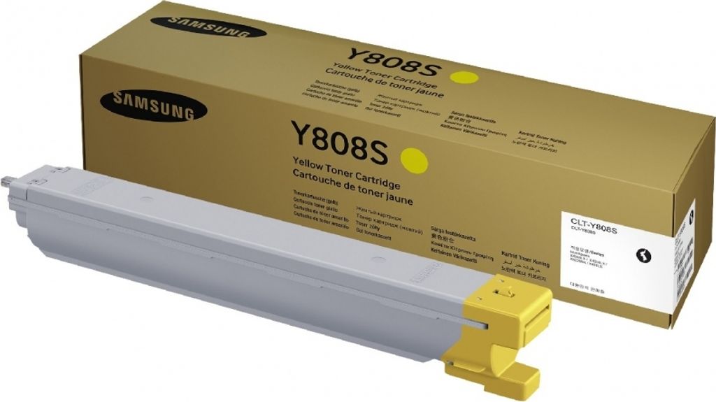 SAMSUNG CLT-Y808S/ELS Yellow Toner Cartridge Produktbild 