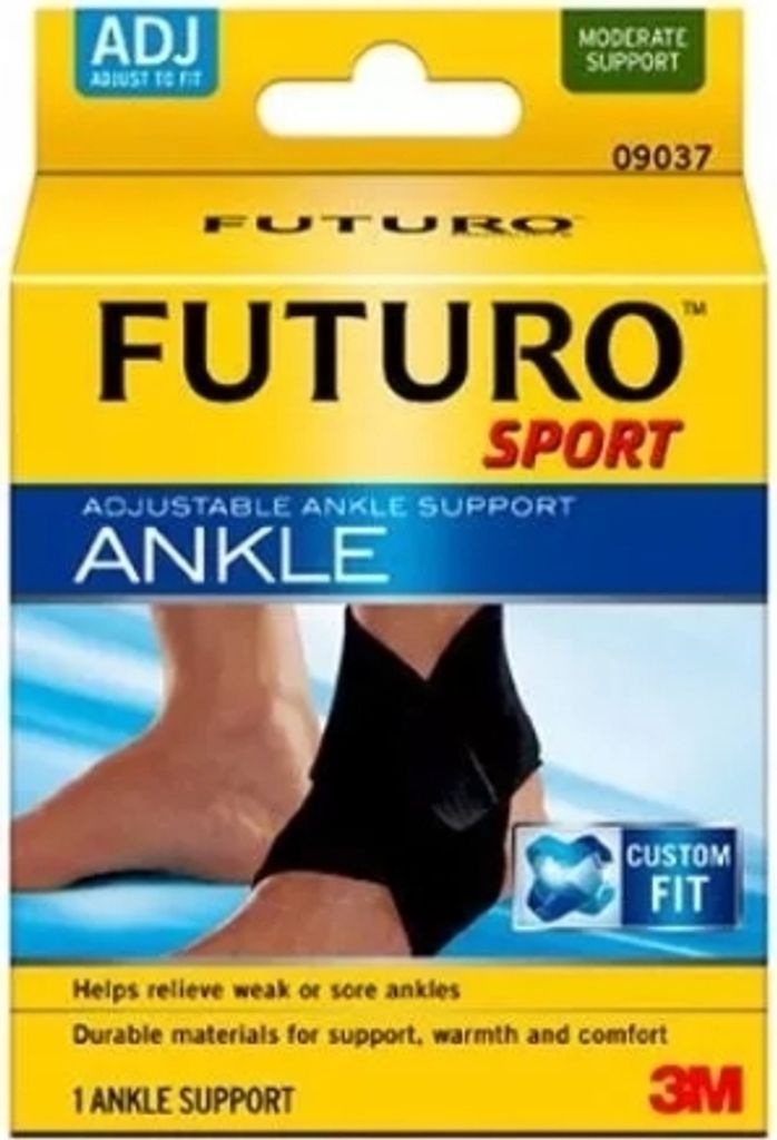 Futuro-Technologie Verstellbares Knöchelband, Schwarz, 1 Stk.