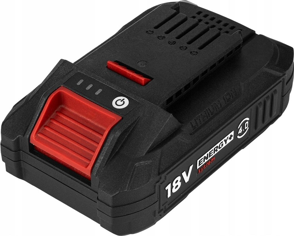 GRAPHITE Ersatz Akku | Elektronisches Temperatur- und Stromflusskontrollsystem | Li-Ion, 18 V, 2x 4,0 Ah | Energy+