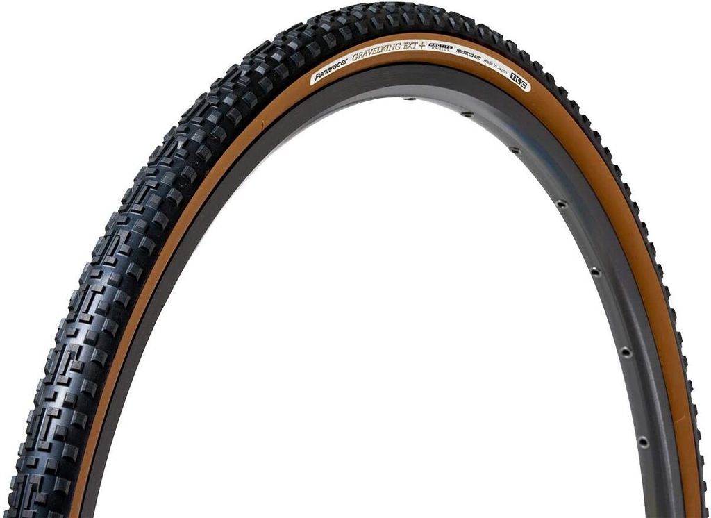 Panaracer GravelKing EXT+ Reifen 700x35C Schwarz/Braun Aramid (dickere Lauffläche)