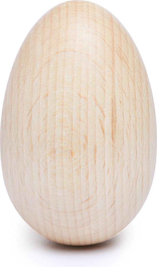 Holz-Ei, gebohrt,ca.60x40mm Produktbild 