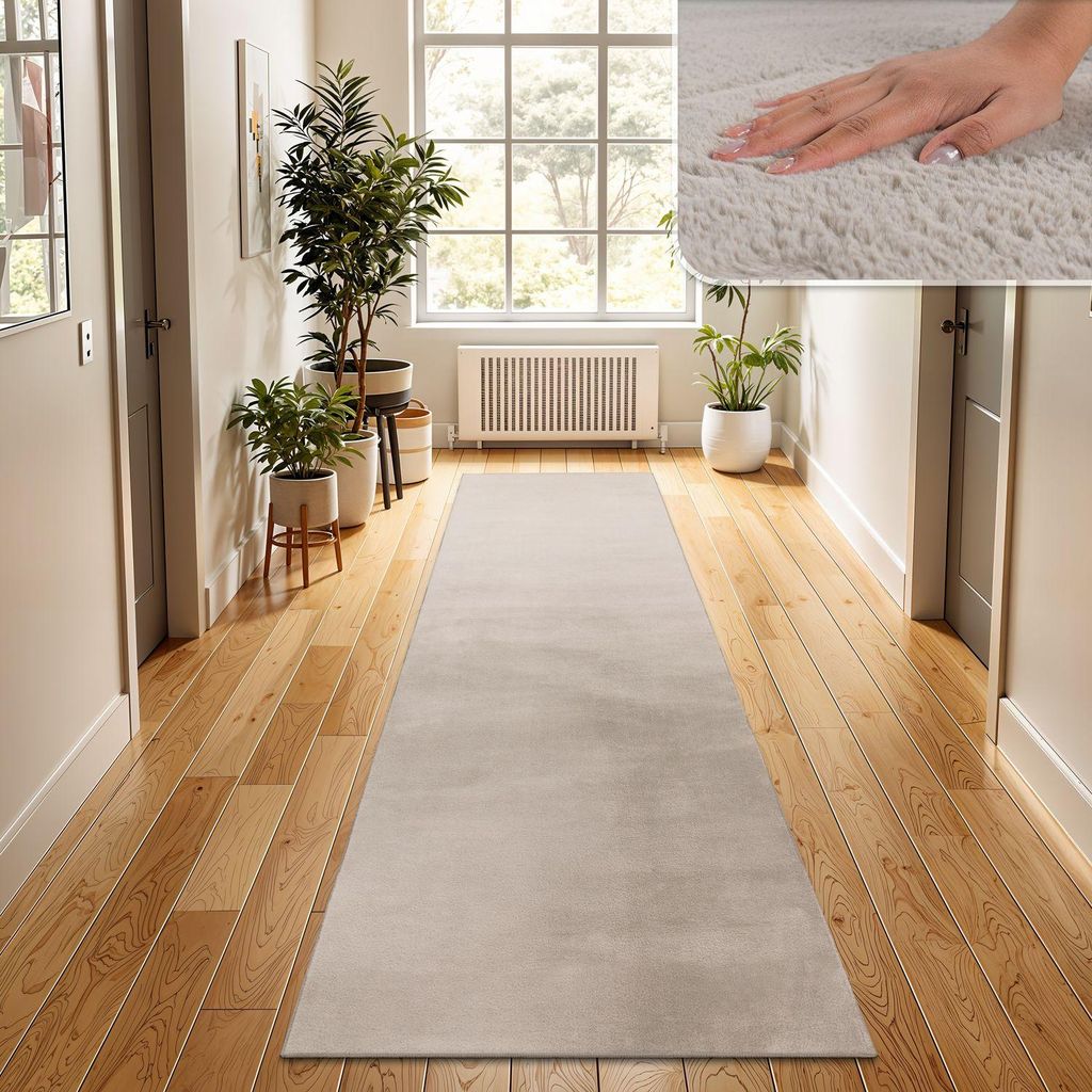 TT Home Wohnzimmer Teppich Hochflor Langflor Kunstfell Produktbild 