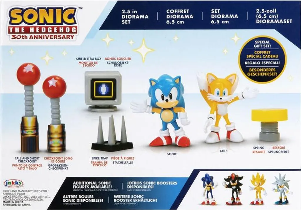 Diorama Sonic Hérisson figurines de collection et accessoires interchangeables - 2