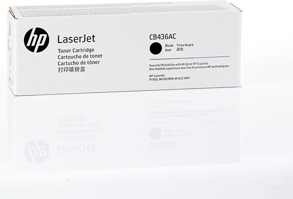 Toner HEWLETT PACKARD CB436AC  LJ P1505 CARTRIDGE BLACK Produktbild 