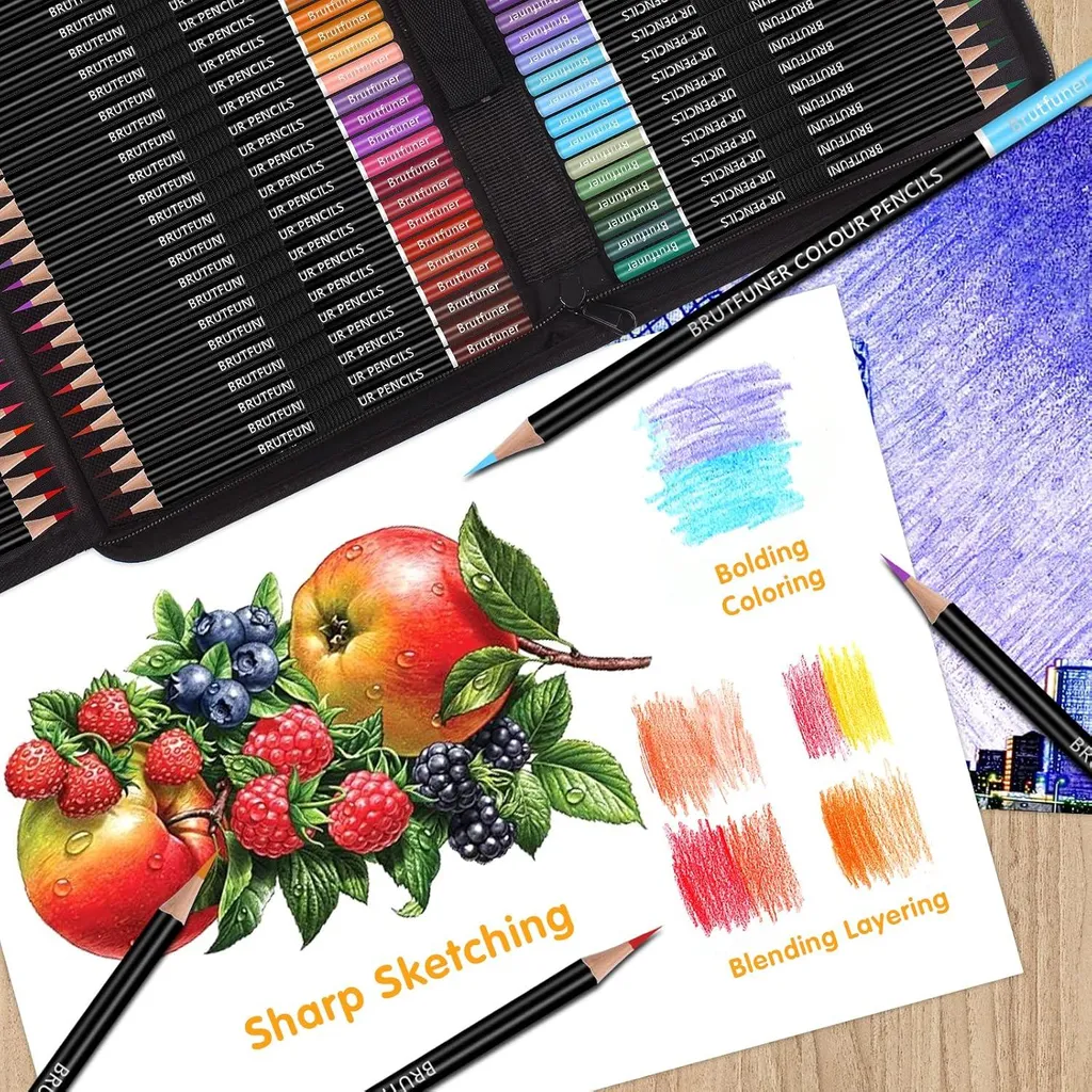 Dessinez partout facilement avec ces crayons de couleur en sac de transport