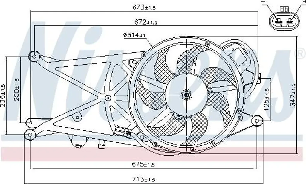 Ventilateur de rechange pour Opel Meriva A : réparer le refroidissement