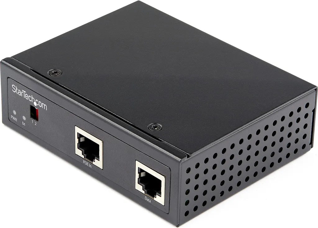 Splitter PoE Gigabit Industriel Haute Puissance - Sortie DC Variable