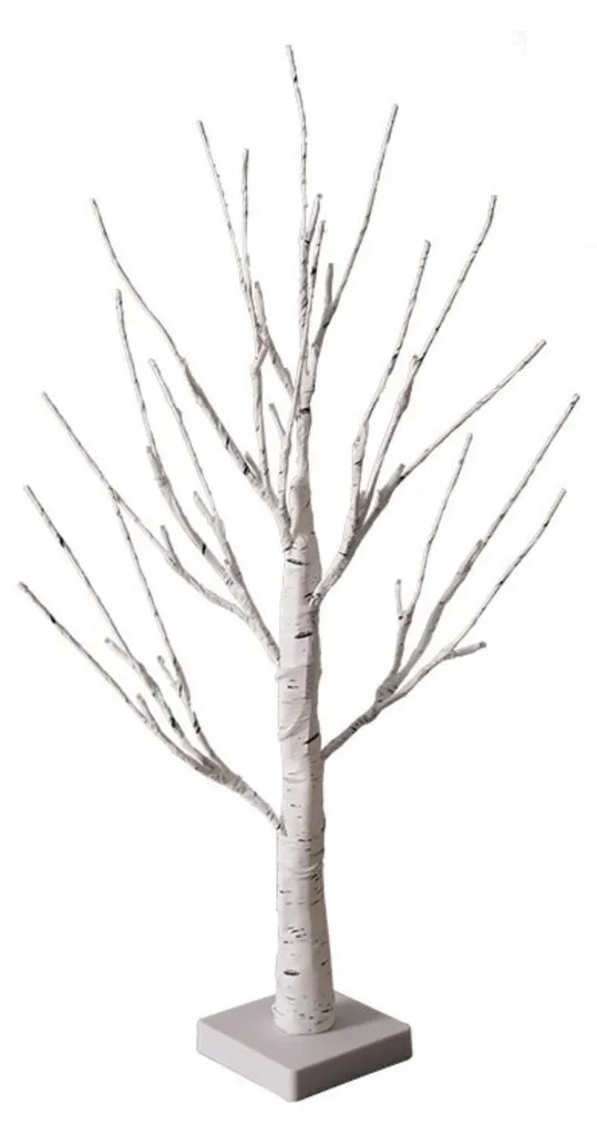 Sapin Artificiel sans Chute d'Aiguilles avec Timer LED pour Table