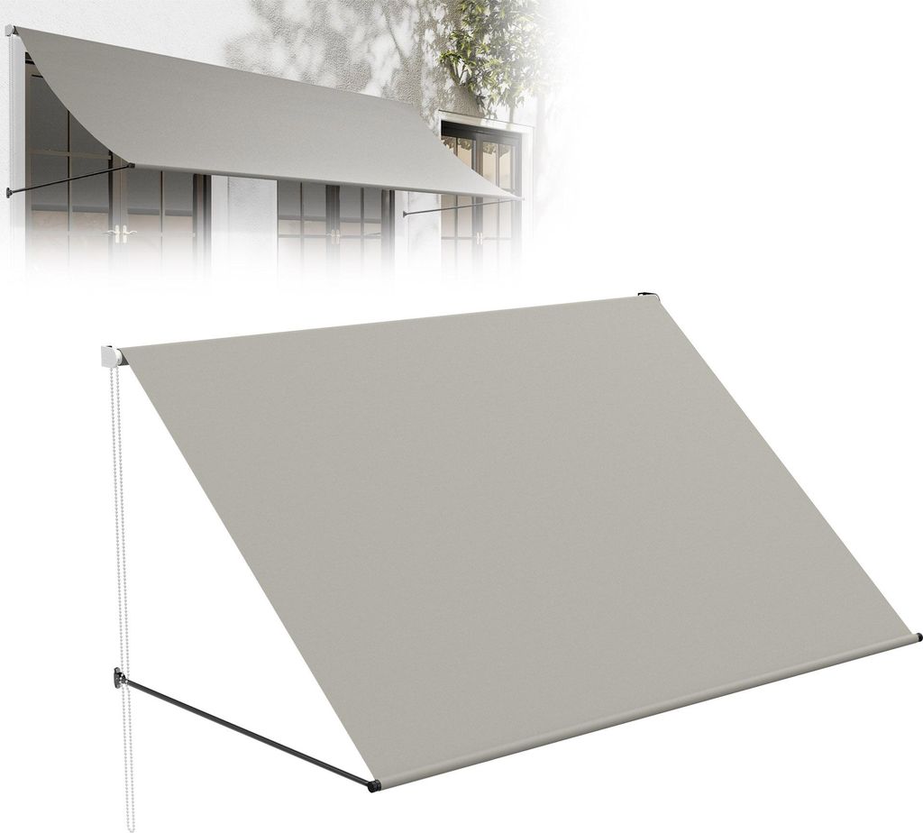 XMTECH Fallarmmarkise 200 x 145 cm Balkonmarkise Produktbild 