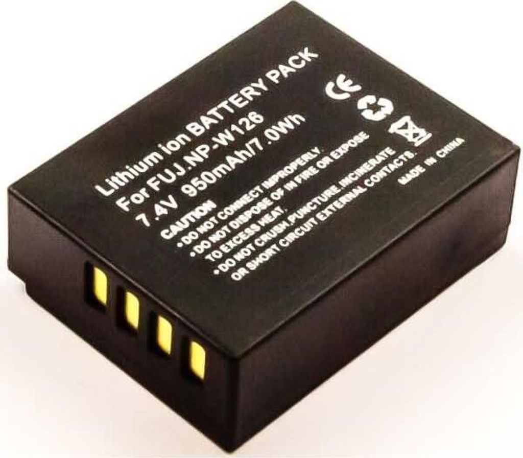 Akku für Fujifilm X-T3 Li-Ion 7,4 Volt 800 mAh schwarz