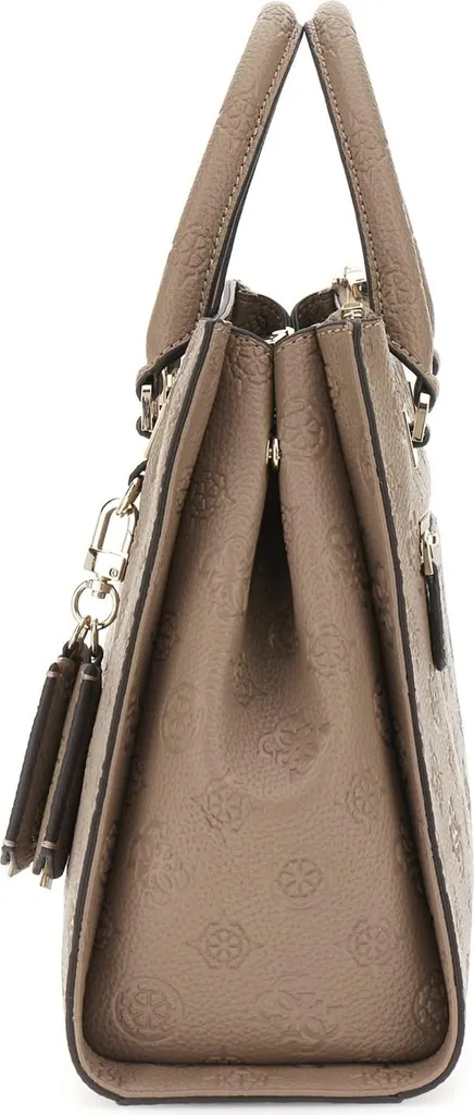 Sac Guess Cresidia II Society Brun Clair - Finition Texturée Premium