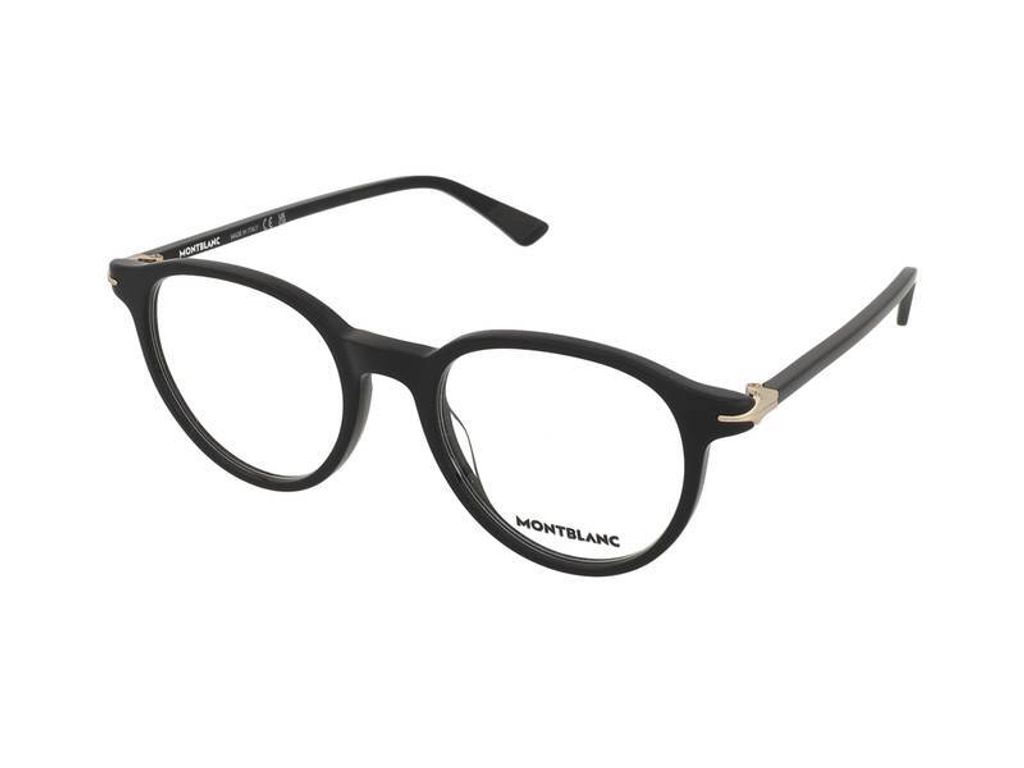 Montblanc Brillen MB0340O 001 Vollrandgestelle aus Kunststoff mit UV-Filter und Antireflexionsschicht