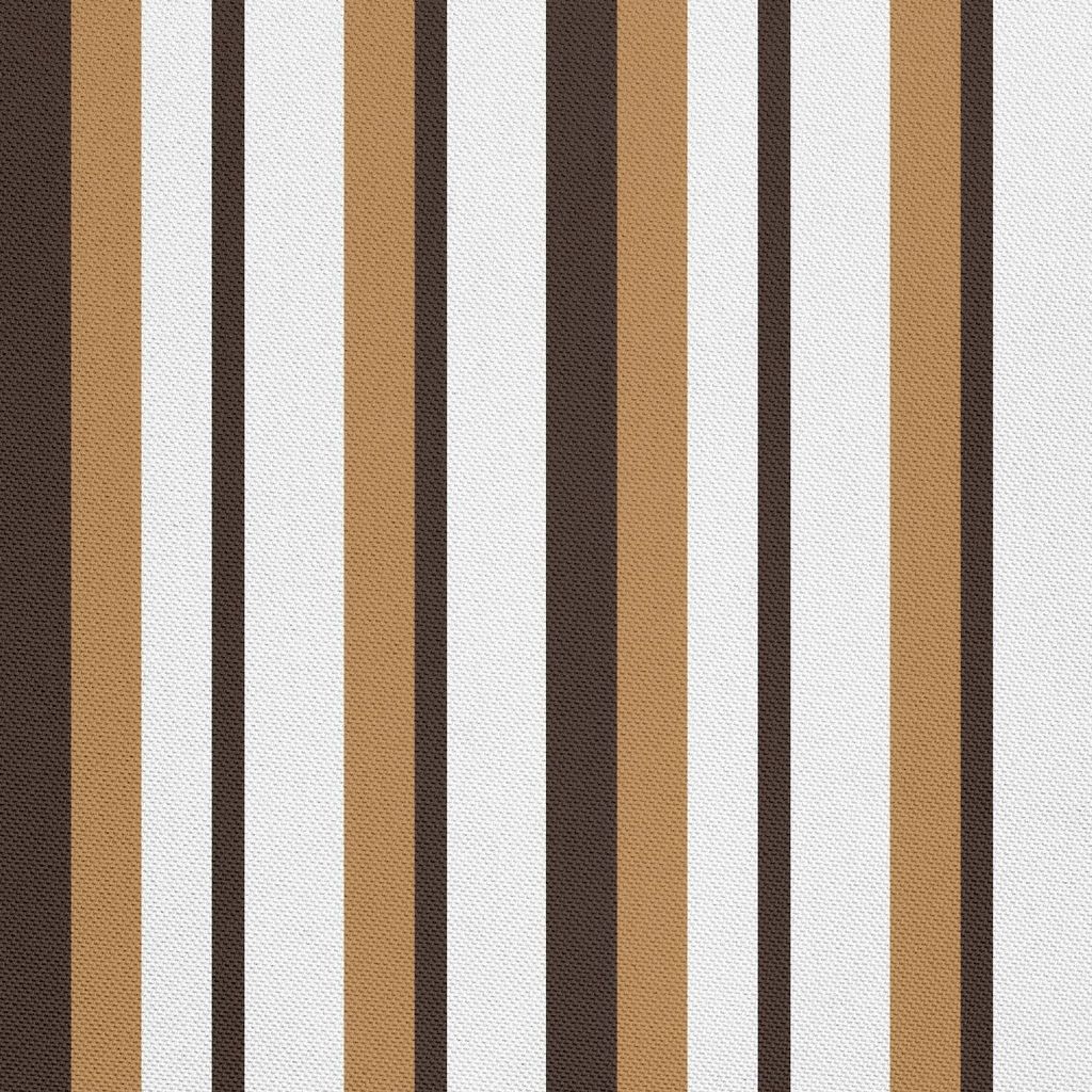 OUTDOOR DEKOSTOFFE OXFORD - Motiv Braune Streifen