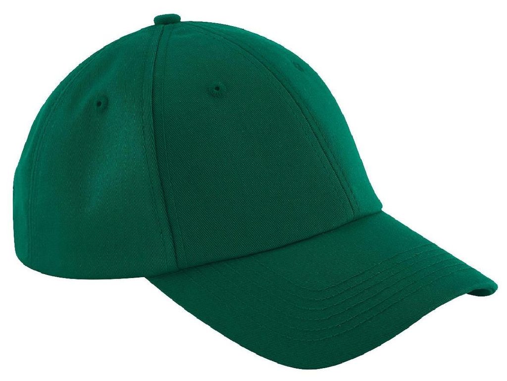 Beechfield Uni Authentic 6 Panel Baseball Kappe FK251 (Einheitsgröße) (Flaschengrün)