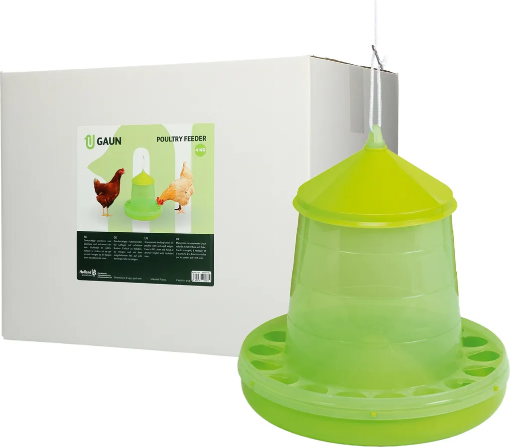 Mangiatoia 4kg Prezzo Conveniente - Torre Pollame Limone Verde Robusta