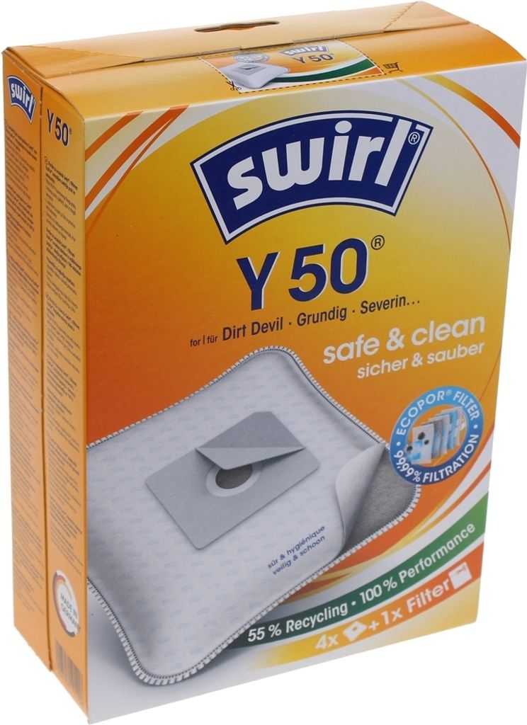 10 Sacchetti Filtro Per Aspirapolvere Primebag – Compatibili Con Dirt Devil, Salco, Fakir – Modello STM75752