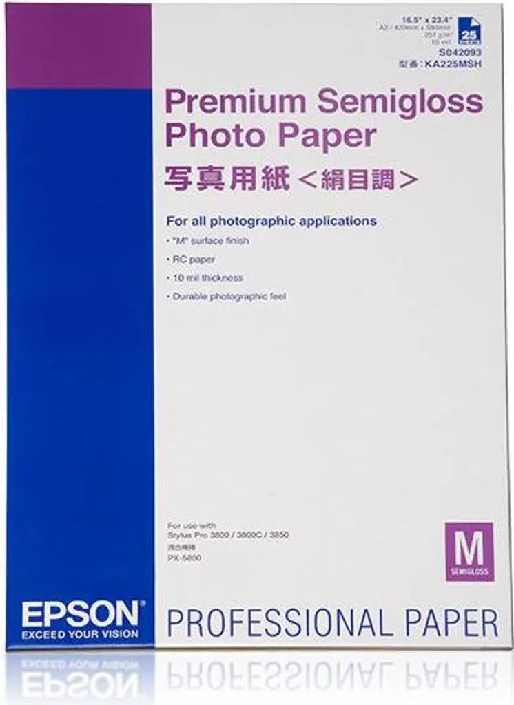 Epson Premium Semigloss: Carta per Foto da Incorniciare