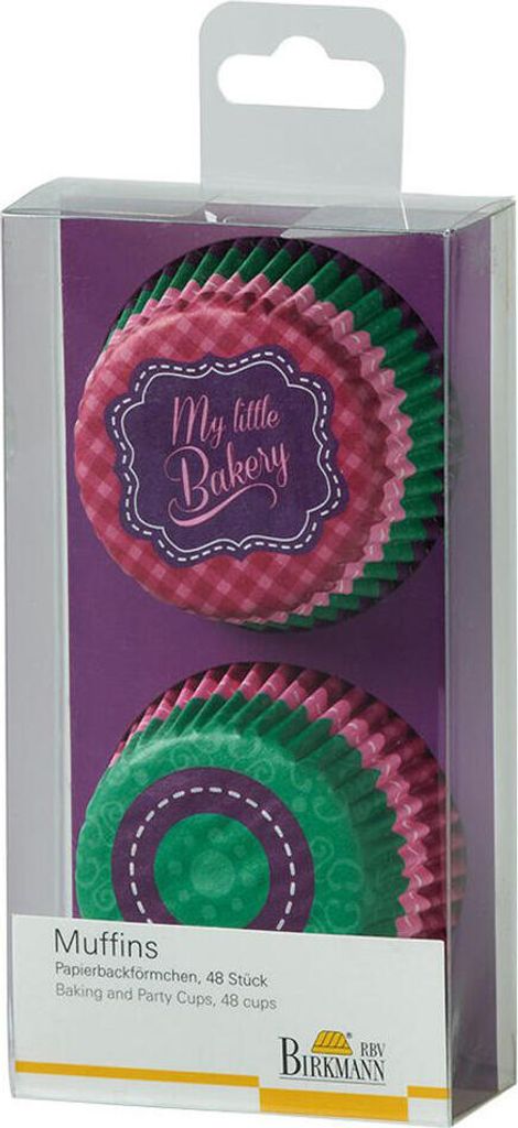 Birkmann Muffin-Papierförmchen My little Bakery Ø 7 cm 48 Stück