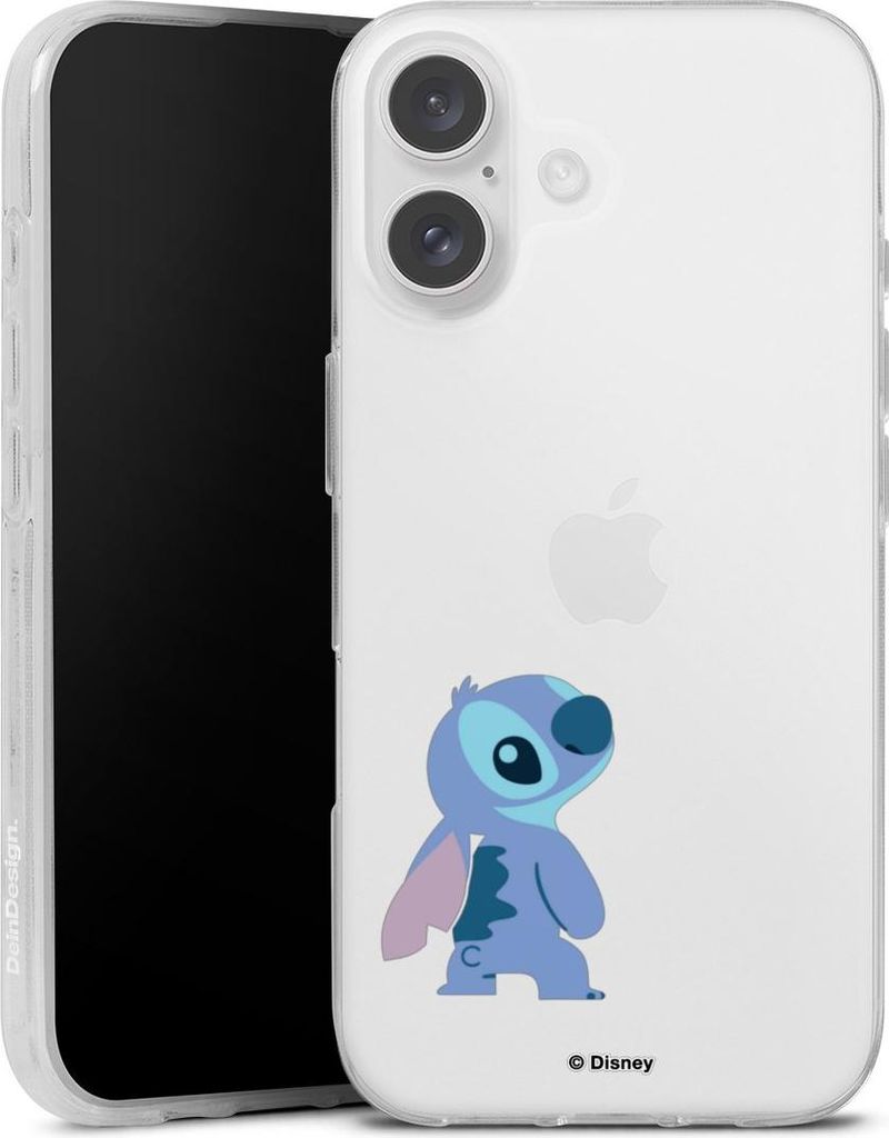 DeinDesign Handyhülle für Apple iPhone 16 Silikon Hülle Case Smartphone Schutzhülle Disney Fanartikel Lilo & Stitch