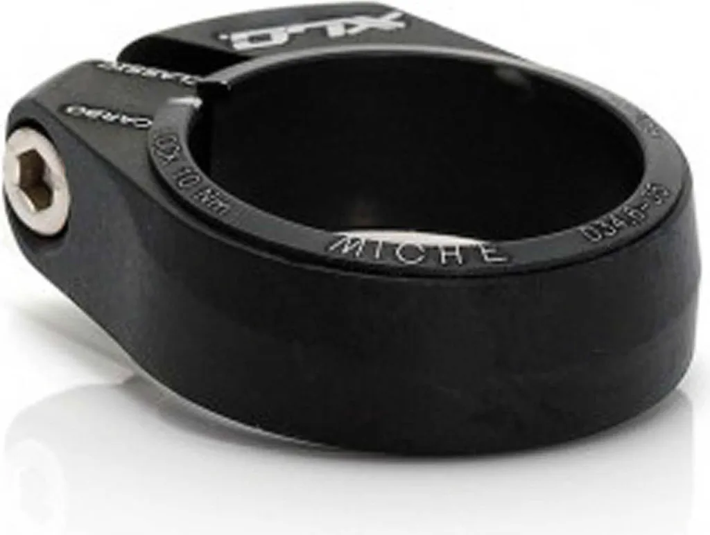 Collier de serrage de tige de selle XLC en alu léger pour vélo carbone