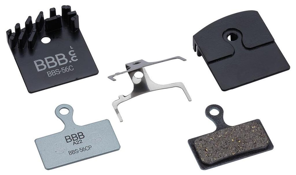 Bbb Discstop Coolfin Shimano Xtr/xt/slx/alfine Organische Scheibenbremsbeläge Silber Silber One Size