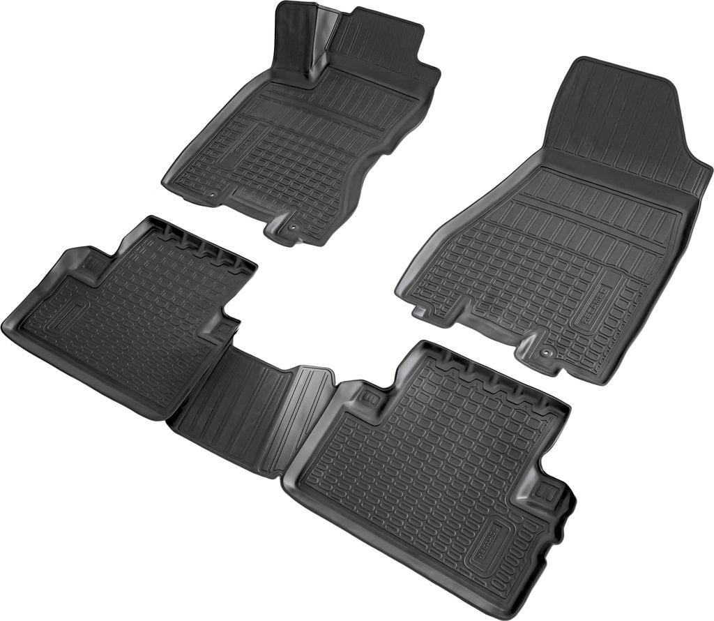 3D Gummi Fussmatten passend für Nissan X-Trail | T31 | BJ 2007-2014 | passgenau mit Rand