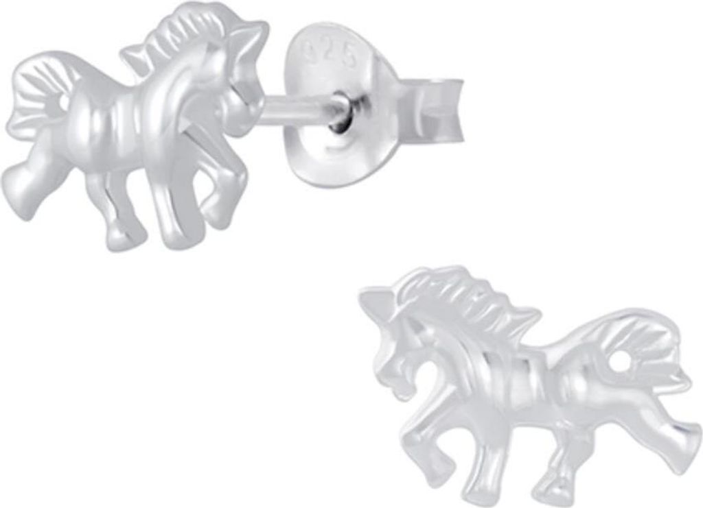 Pferde Schmuck: Kinder Ohrstecker, Kette oder Armband aus 925 Silber Ohrstecker