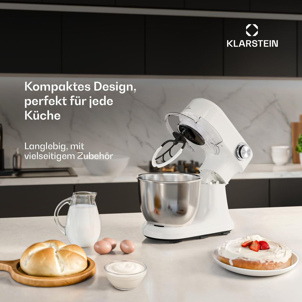 Klarstein Bella Evo Küchenmaschine – 1500W, 5L Produktbild 