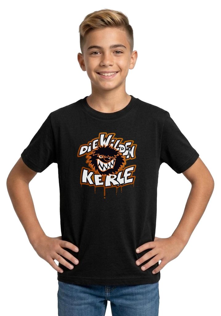 Spreadshirt Die Wilden Kerle Logo Tropfen Graffiti Teenager Produktbild 