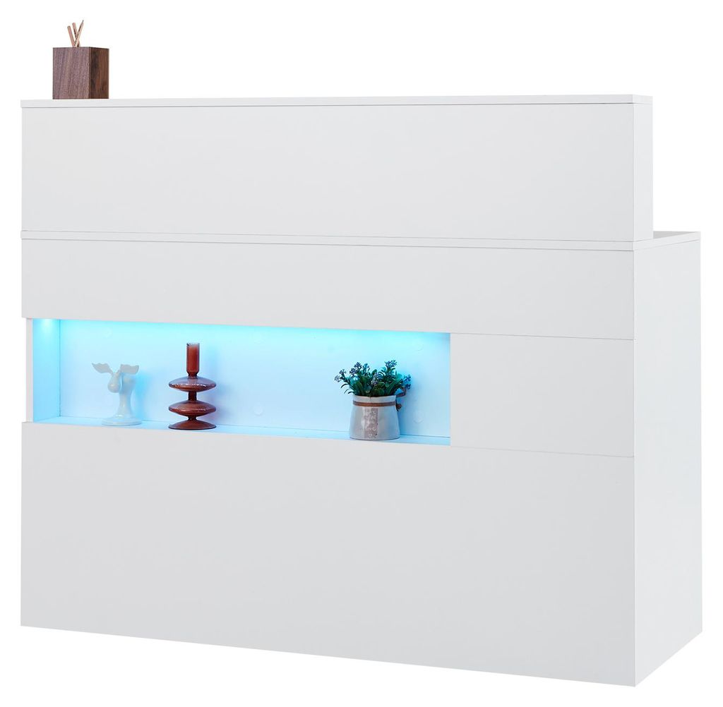 Banco reception SucceBuy con illuminazione a LED, tavolo Immagine del prodotto 