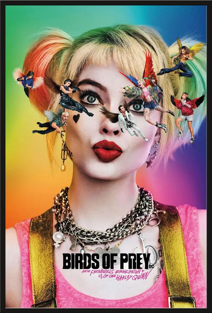 Birds of Prey Poster One Sheet avec cadre Shinsuke Maxi noir 61x91,5 cm