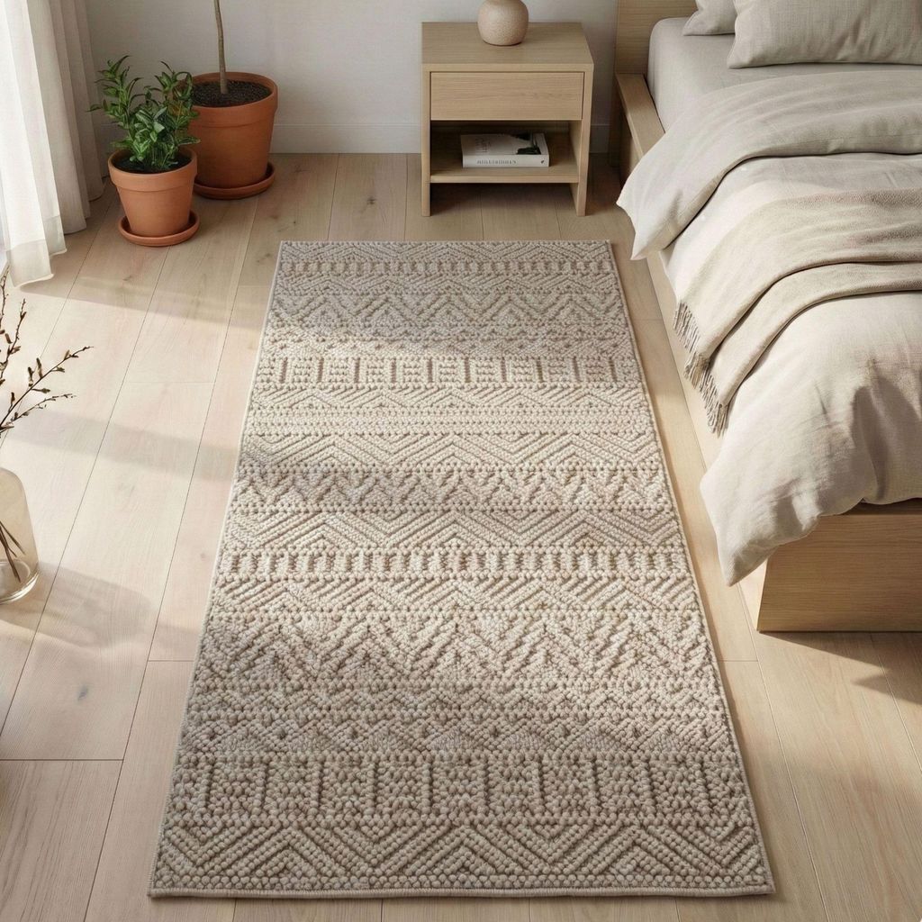 Carpetsale24 Tapis Salon Bouclé Boucles Style Scandinave Image du produit 