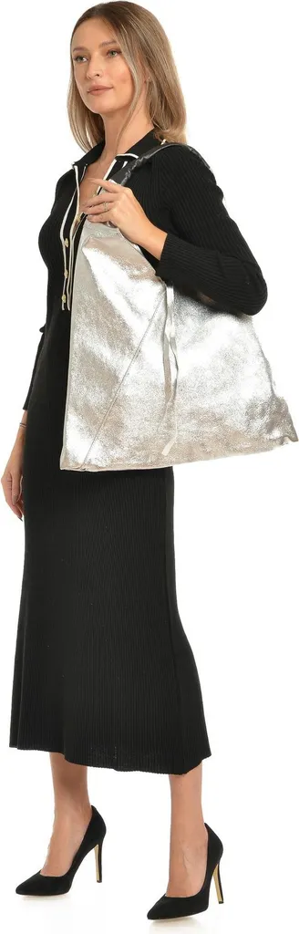 Isabella Rhea Sac Shopper AW25 IR 8052 Argento - Cabas Chic en Cuir - 5